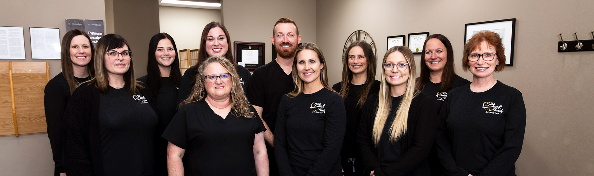 The team of Buck Family Dentistry in Creston, IA